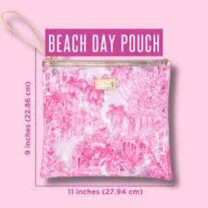 Lilly Pulitzer Beach Day Pouch Bag in Palm Beach Anniversary Toile